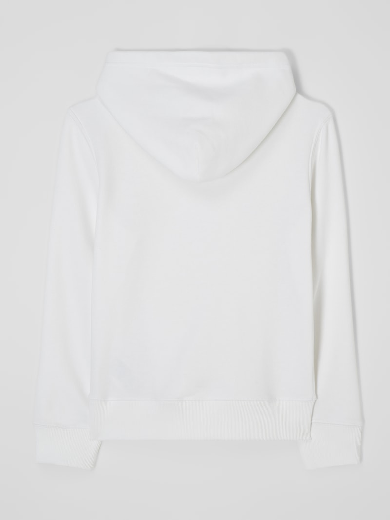 Hoodie mit Logo-Print in weiß