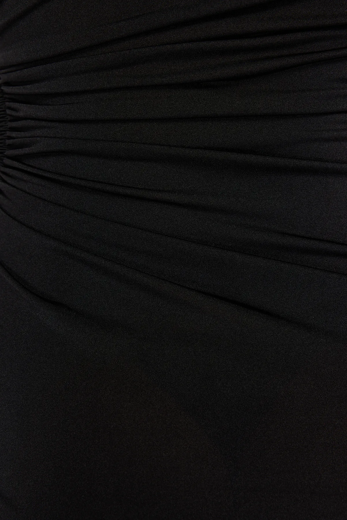 Trendyol Collection  Schwarzes Strickkleid mit Fensterdetail