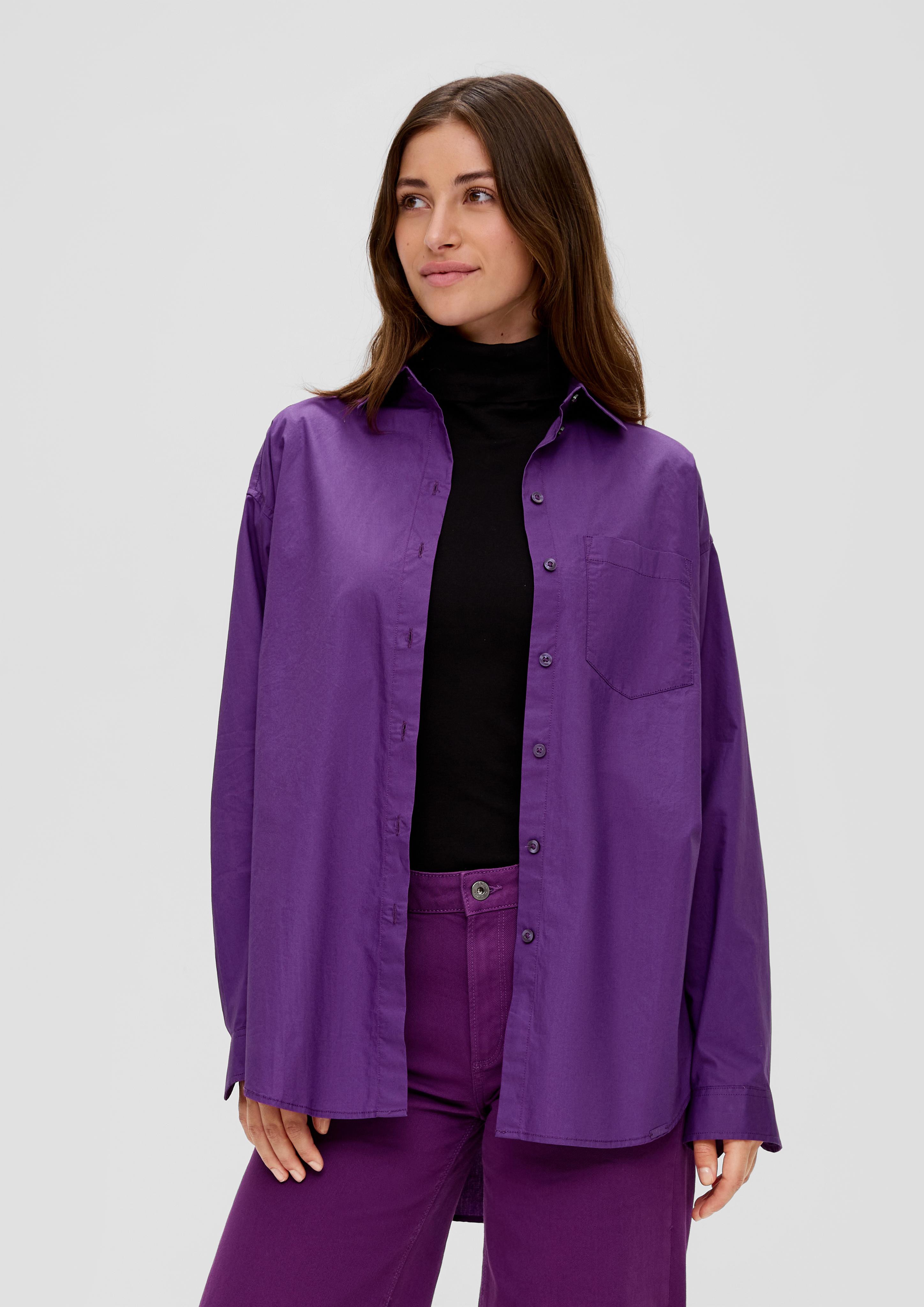 Oversized Bluse aus Baumwolle  2134352-4823