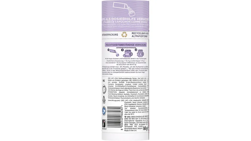 Lenor Wäscheparfüm light Lavendel & Seidenbaumblüte 160 g