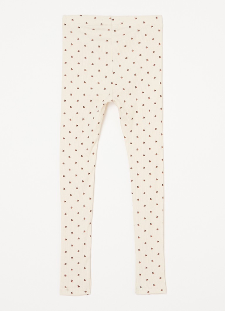 Lil 'Atelier NMNLago ribbed knit leggings in organic cotton blend