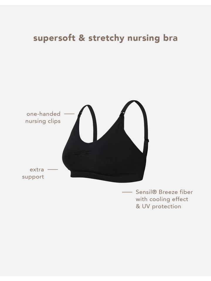 Noppies Nahtloser Still-Bh Hura Sensil® Breeze in Black günstig kaufen