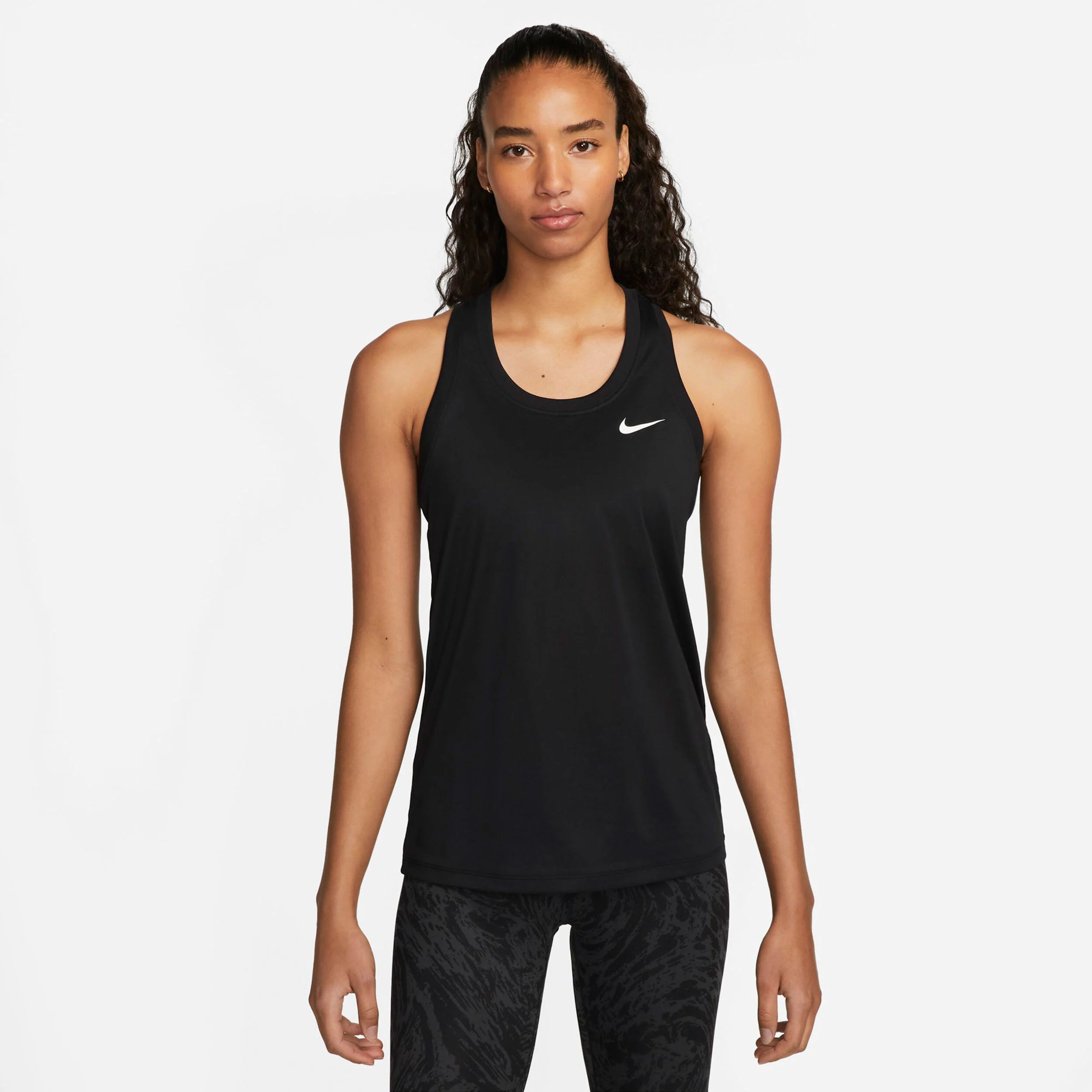 Dri-Fit Racerback Tank-Top Damen - Schwarz