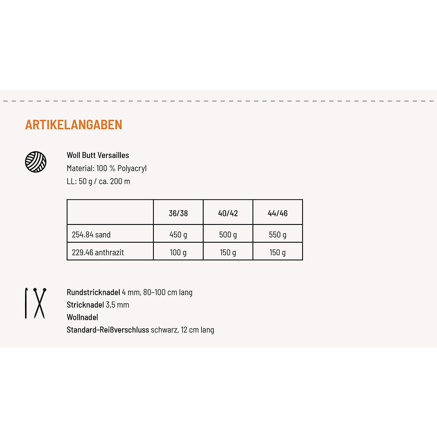 Strickanleitung – XL-Longpullunder aus Woll Butt Versailles
