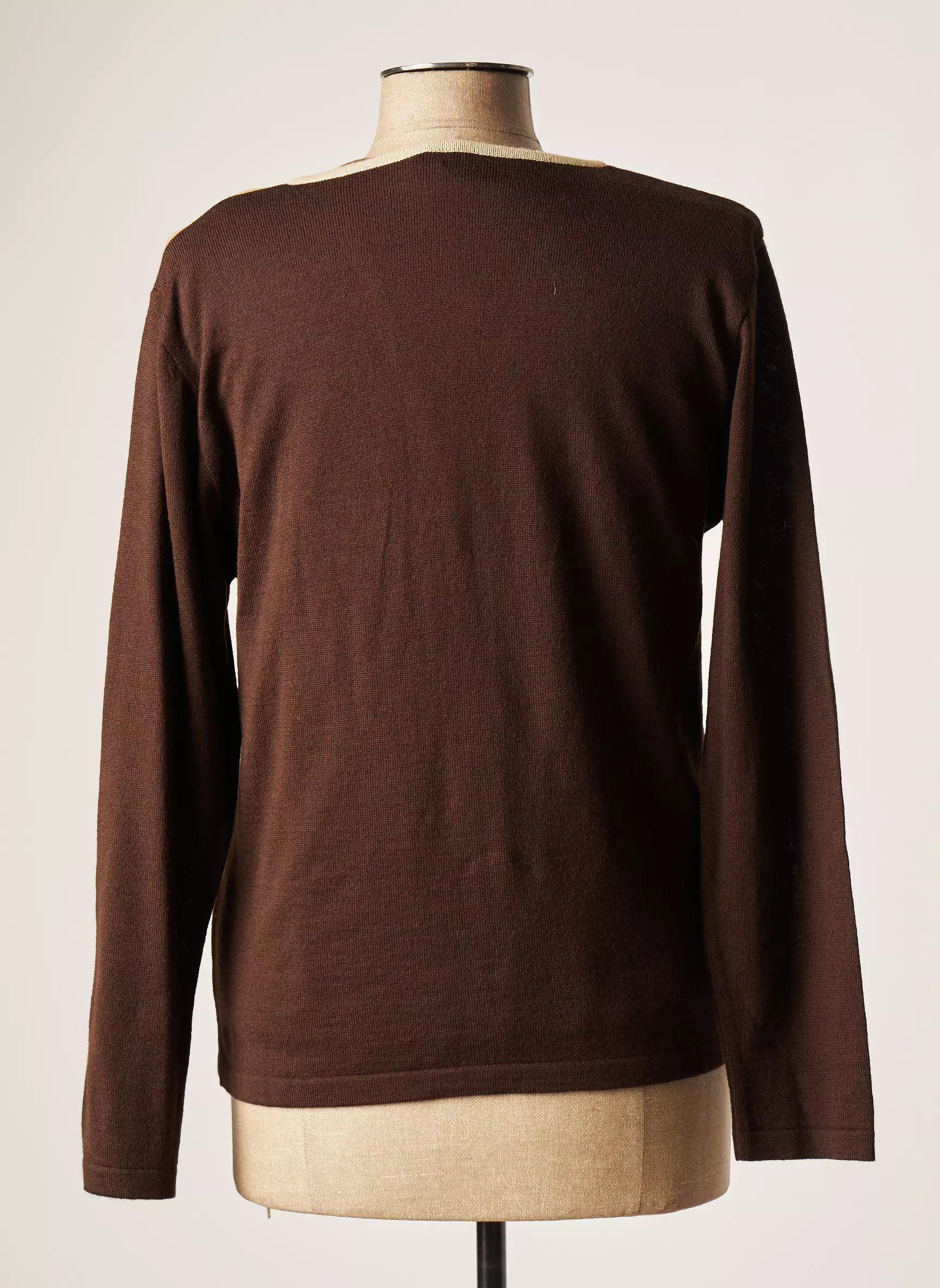 Paul Mausner Twinset Femme couleur marron
