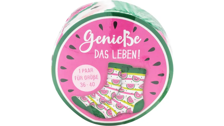 GRUSS & CO Zaubersocken »Melone« mehrfarbig