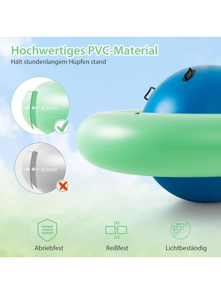 COSTWAY Kuppelwippe aufblasbar ab 5 Jahren in Grün günstig kaufen onesize