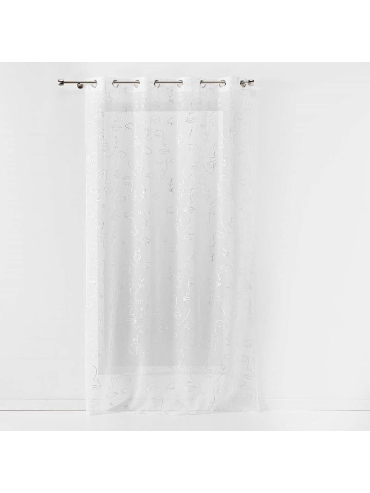 Douceur d’Intérieur Gardine in silbern günstig kaufen onesize