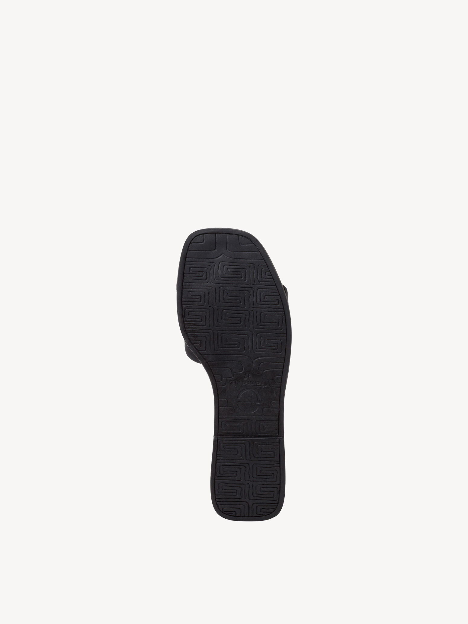 Mule en cuir - noir