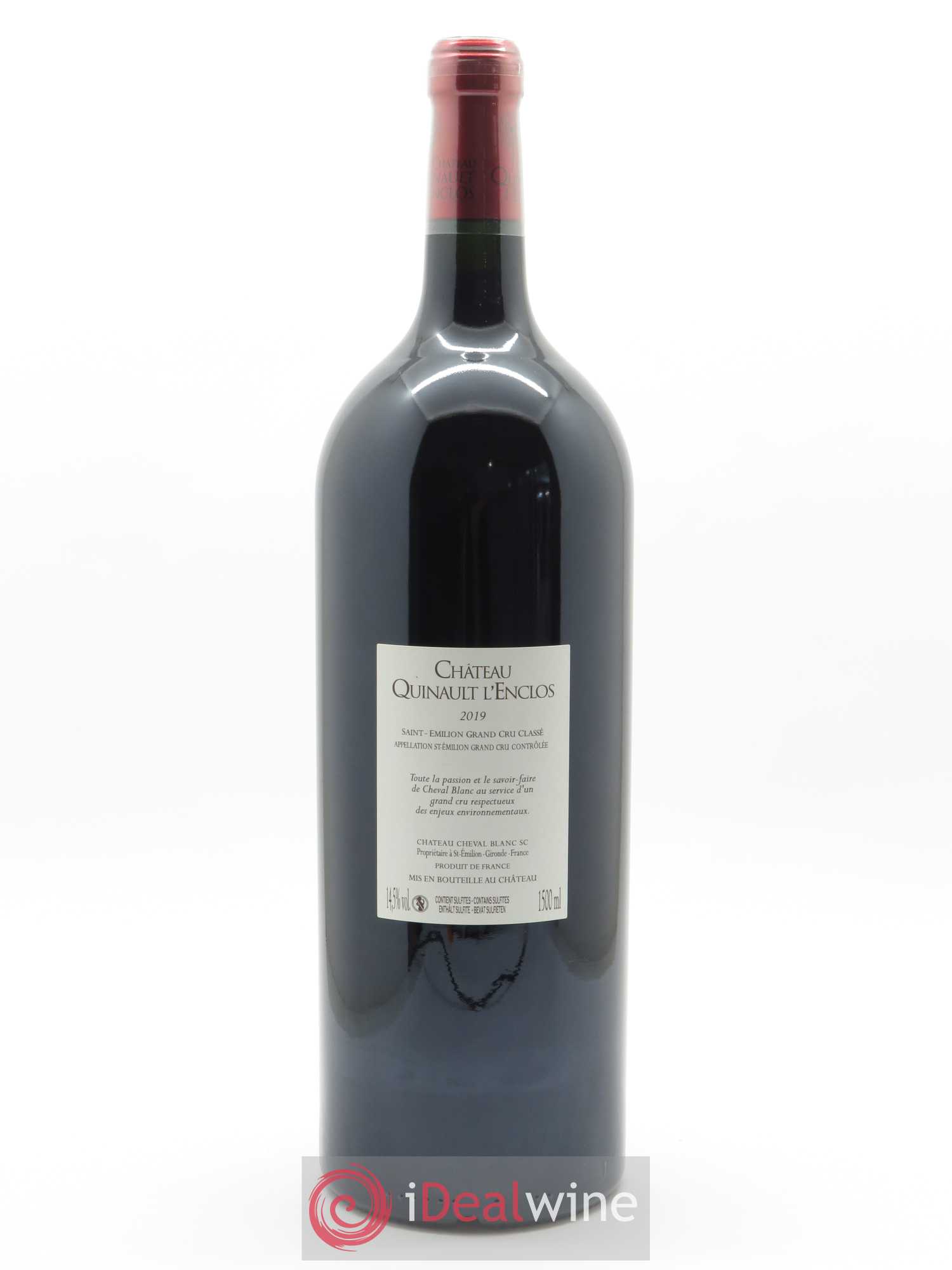 Château Quinault L'Enclos (CBO à partir de 3 mgs) 2019 - Lot de 1 Magnum