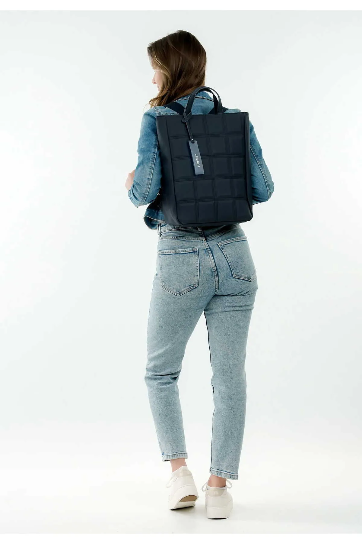 SURI FREY  Rucksack - Blau - Unifarben