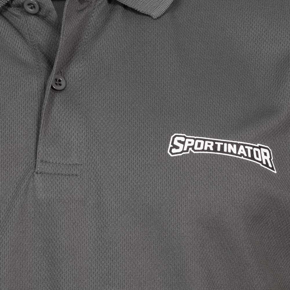SPORTINATOR Essentials Herren Training Polo-Shirt grau