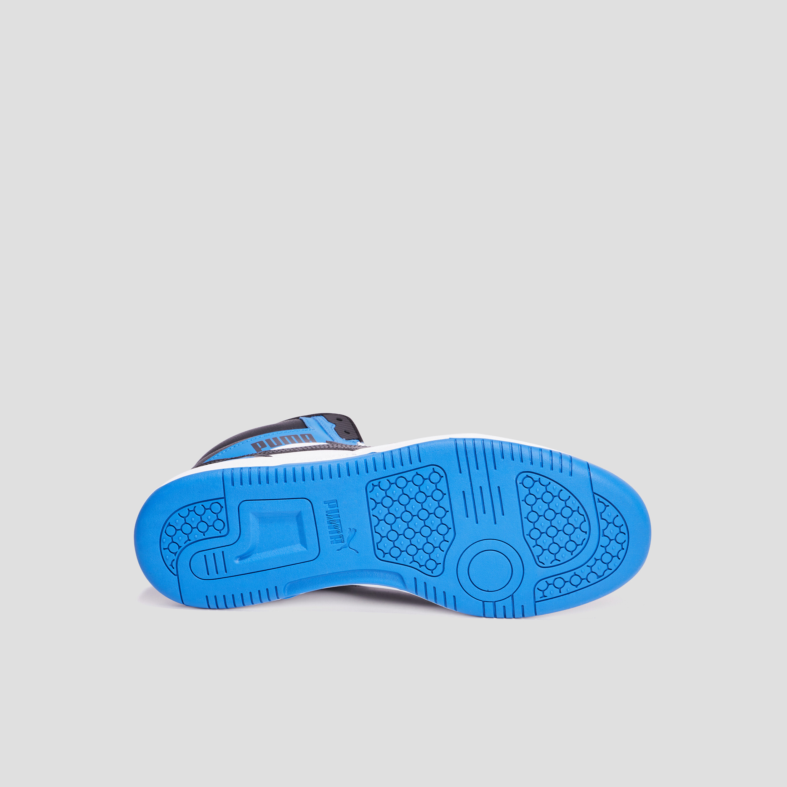 Baskets montantes à lacets Puma Rebound bleu homme | La Halle
