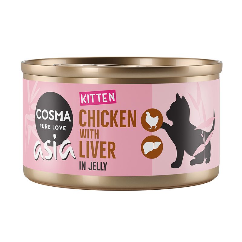 Sparpaket Cosma Asia Kitten in Jelly 12 x 85 g