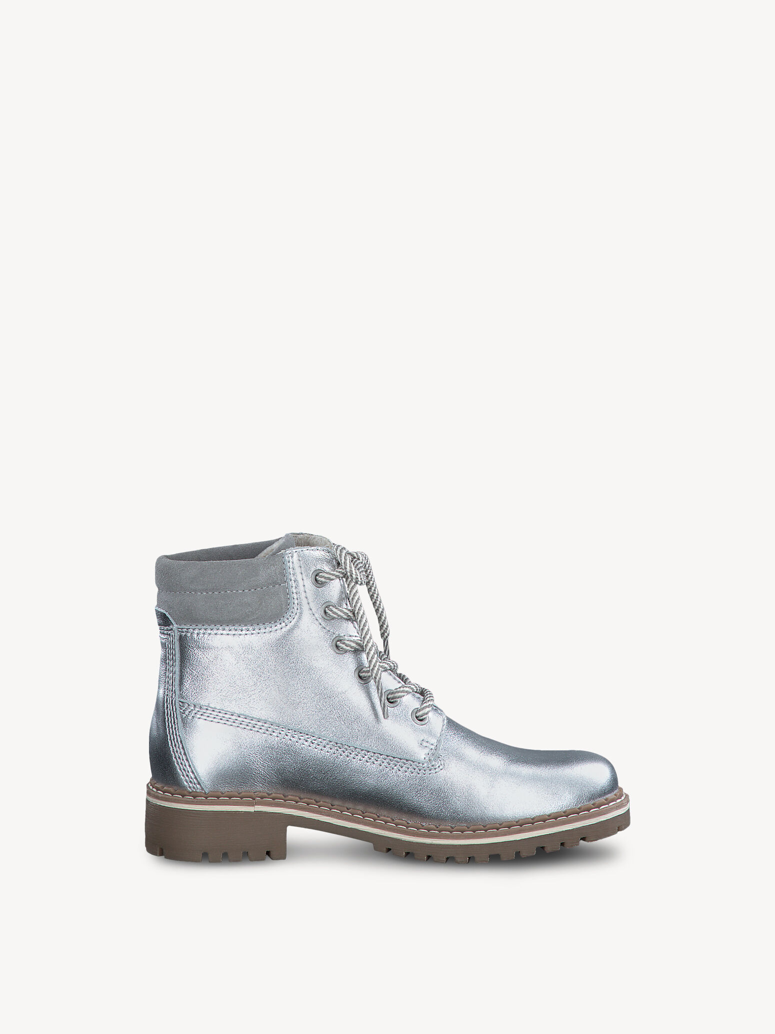 Bottine en cuir - multicolore