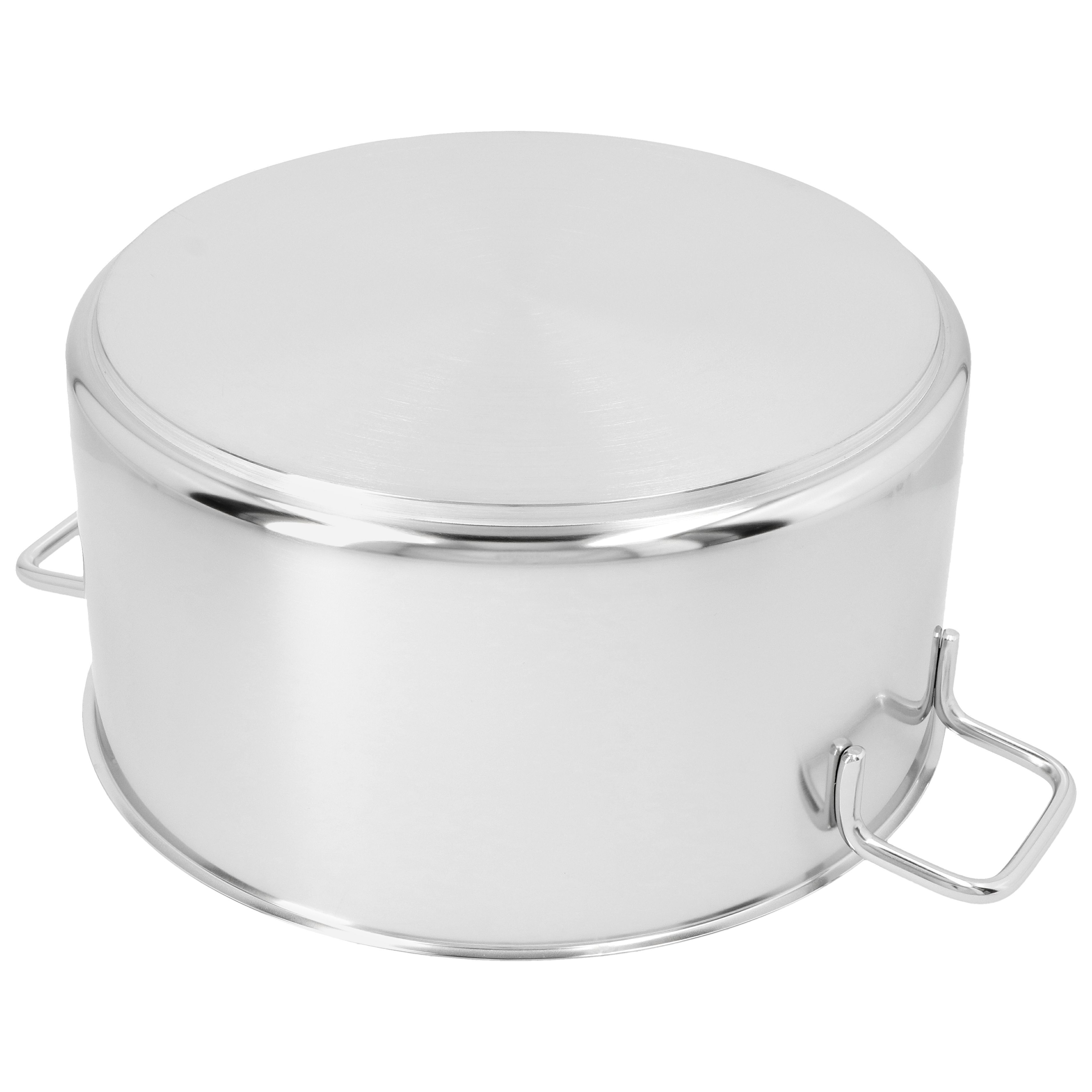 Bratentopf mit Deckel 28 cm, 18/10 Edelstahl