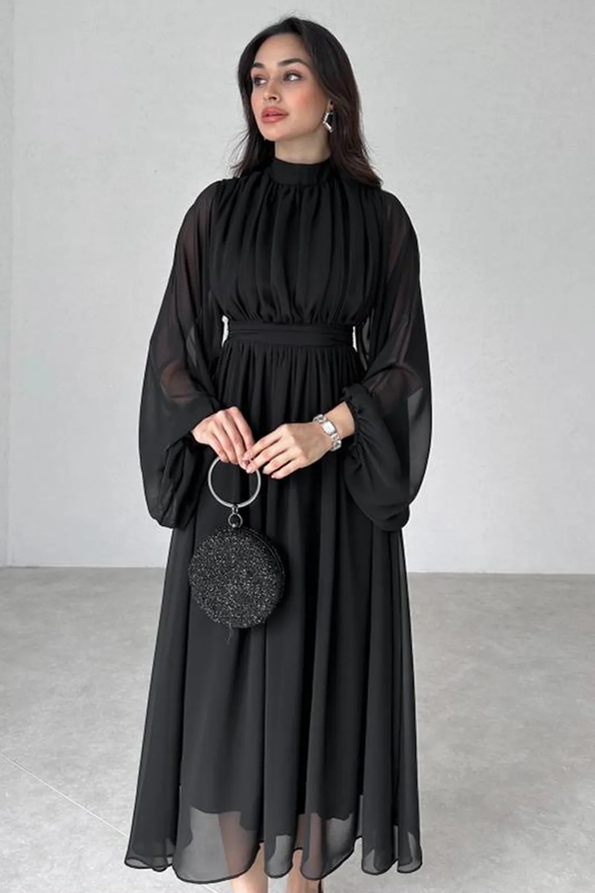 vuvutasarım  Kleid - Schwarz - A-Linie