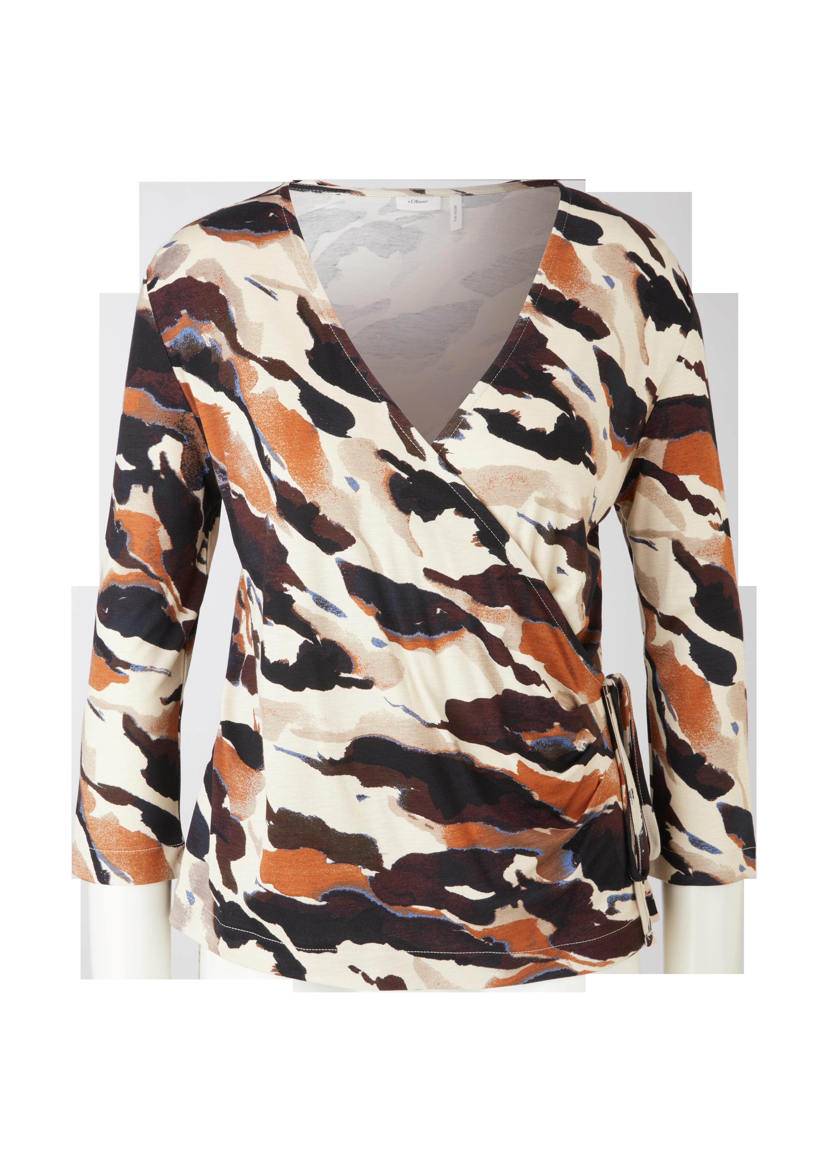 Wickelshirt aus Viskose  2126514-02A0