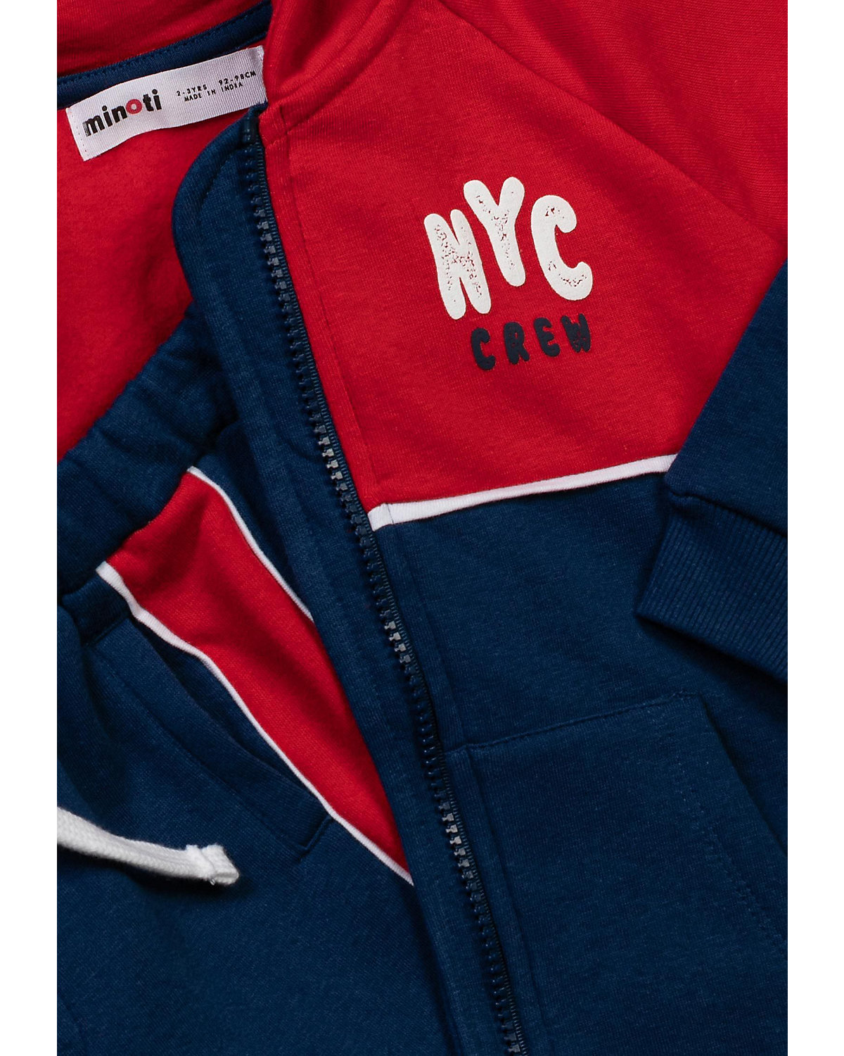 Cut And Sew-Trainingsanzug mit Kapuze für Jungen ( 3m-3y )