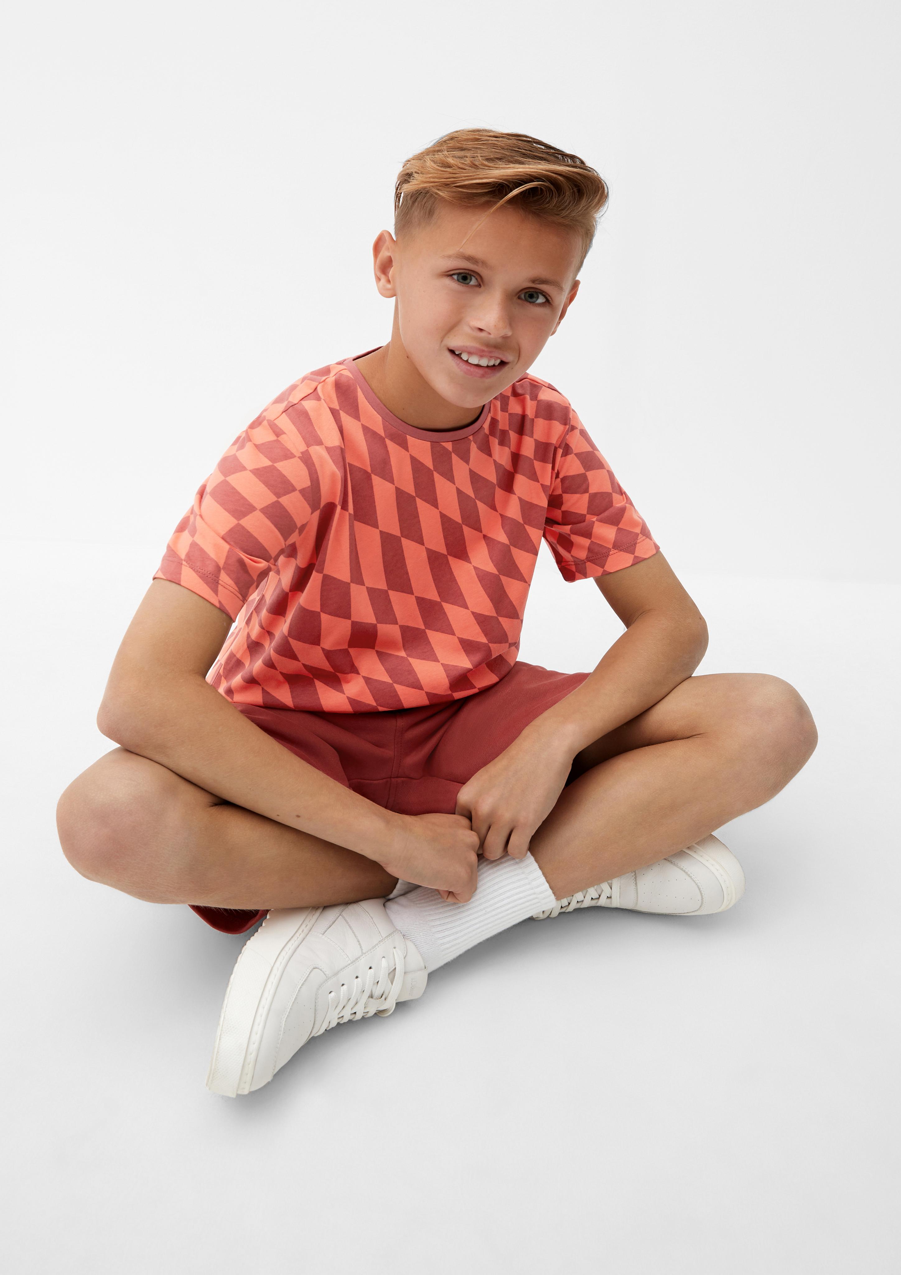 Jerseyshirt mit Allover-Print  2130536-23A4