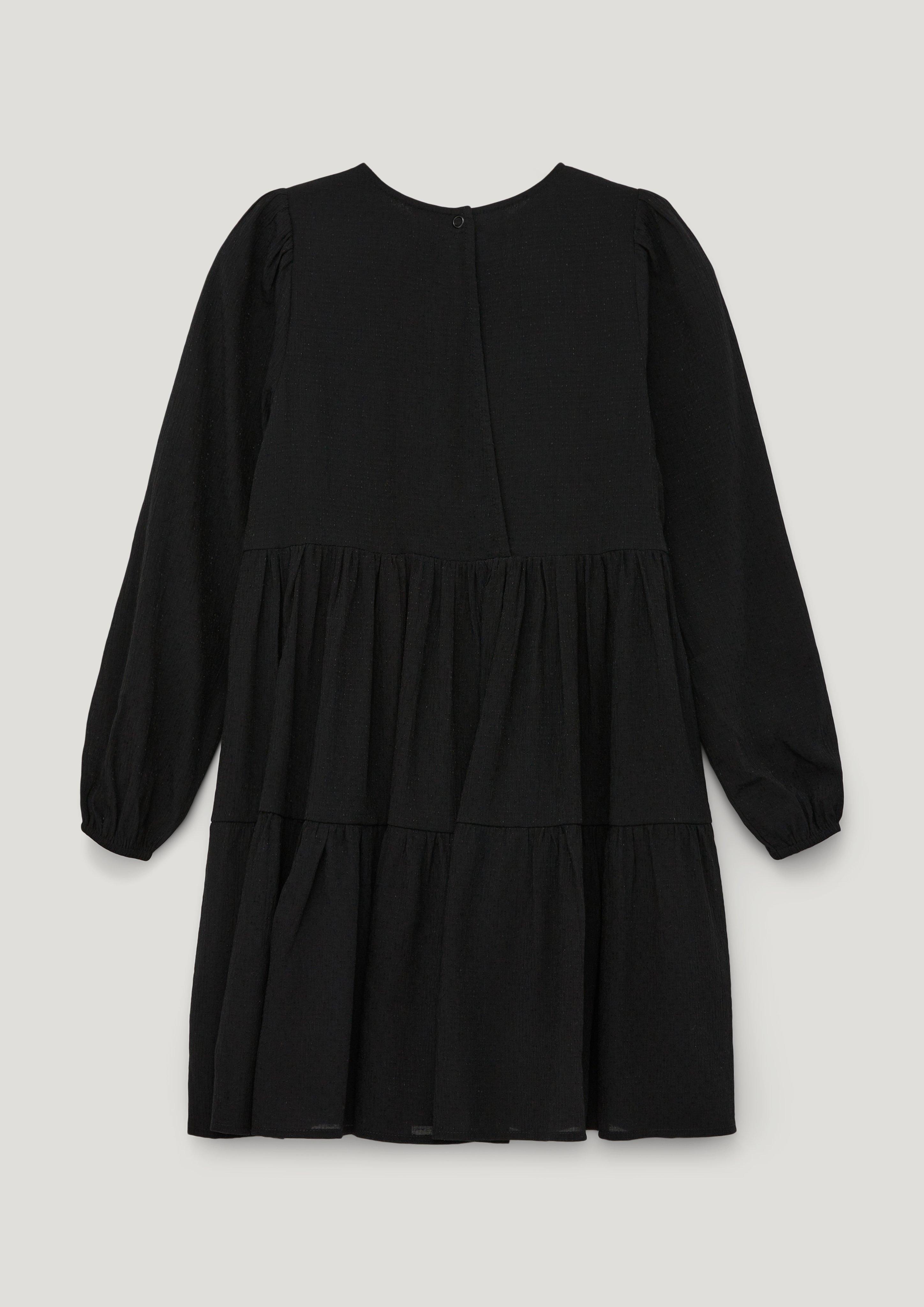 Volantkleid aus Viskosestretch  2133982-9999
