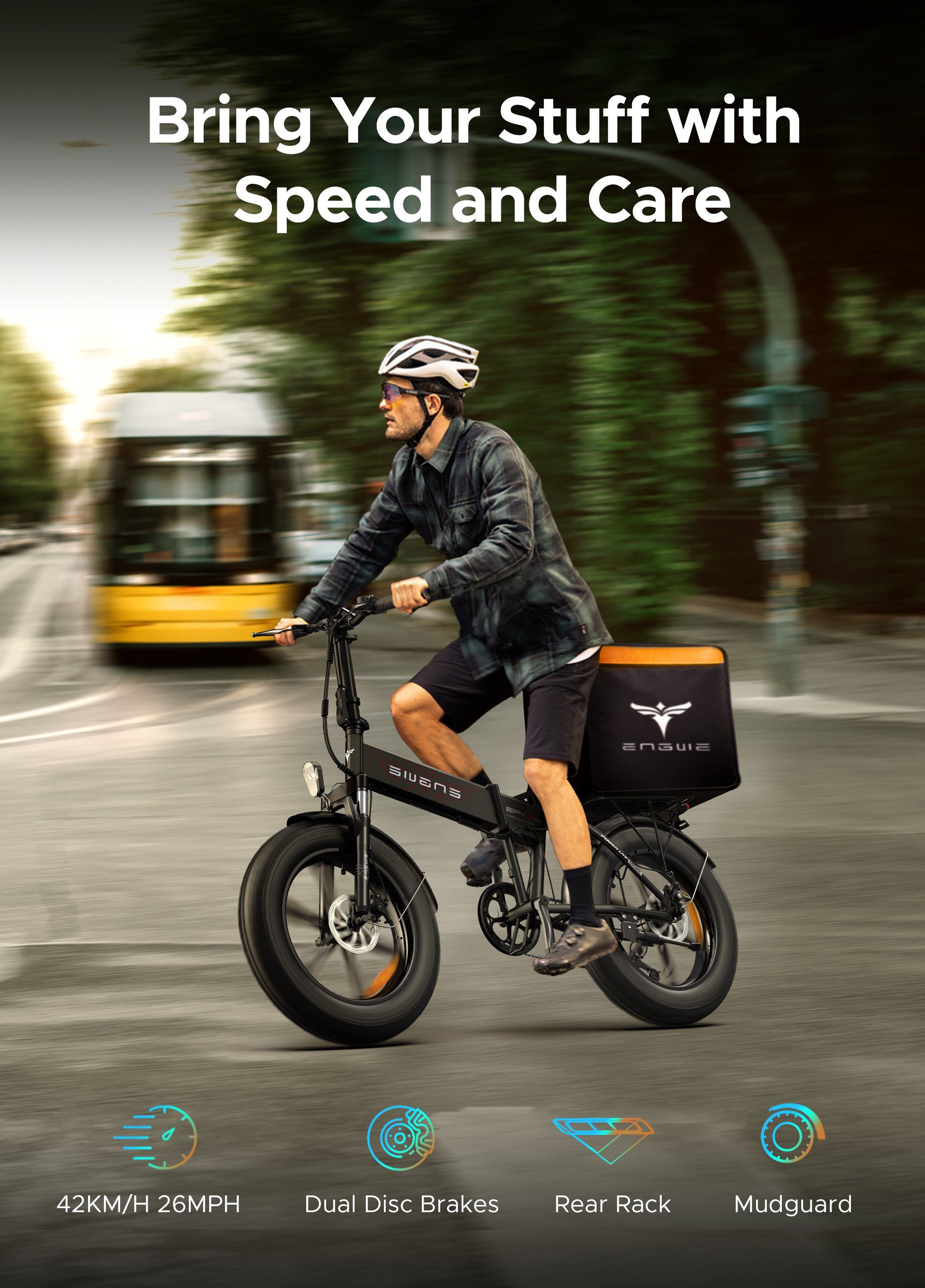 ENGWE E-Bike 48V 13Ah ELEKTRISCHES FAT BIKE 20