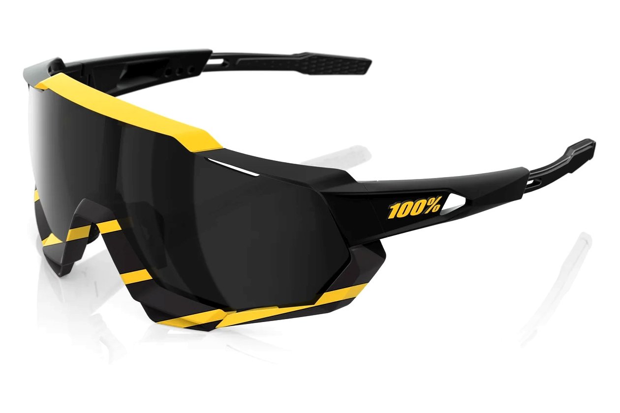 100 Percent Speedtrap Soft Tact Hazard / Black Mirror Lens