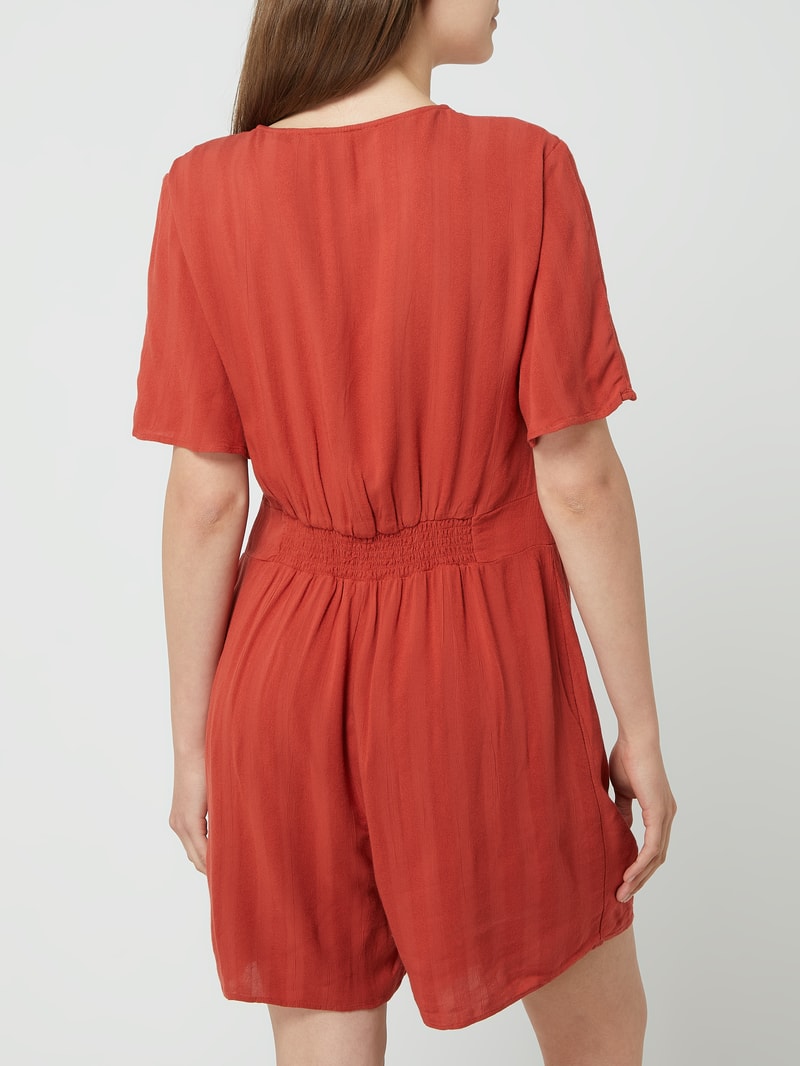 Playsuit aus Viskose in terrakotta