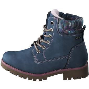 Puccetti Schnür Boots in blau