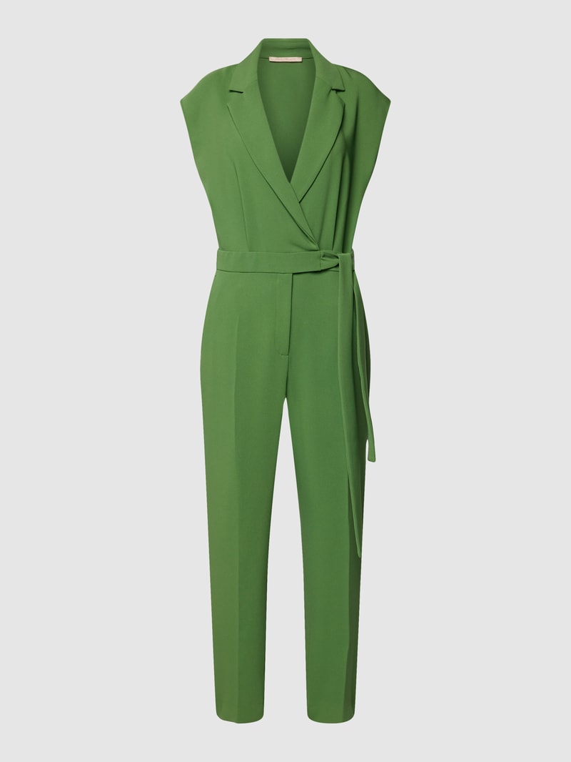 Jumpsuit mit Reverskragen Modell 'STORICO' in grün