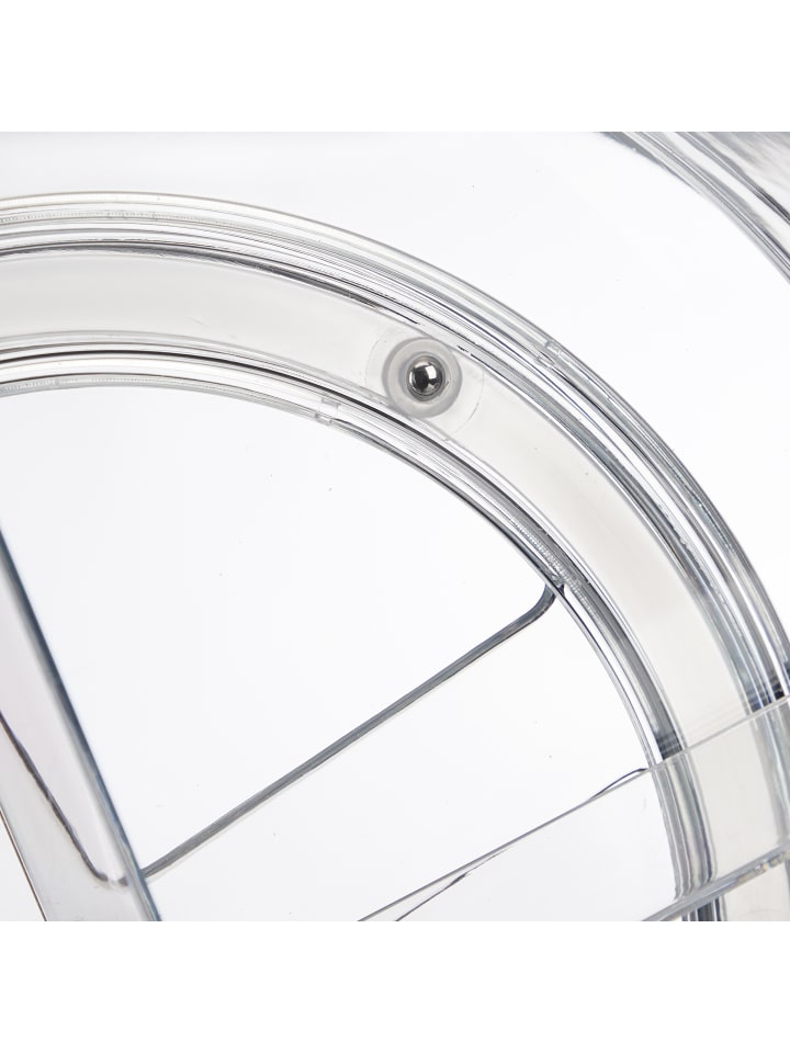 relaxdays Drehteller in Transparent - (H)27 x Ø 6,5 cm günstig kaufen onesize