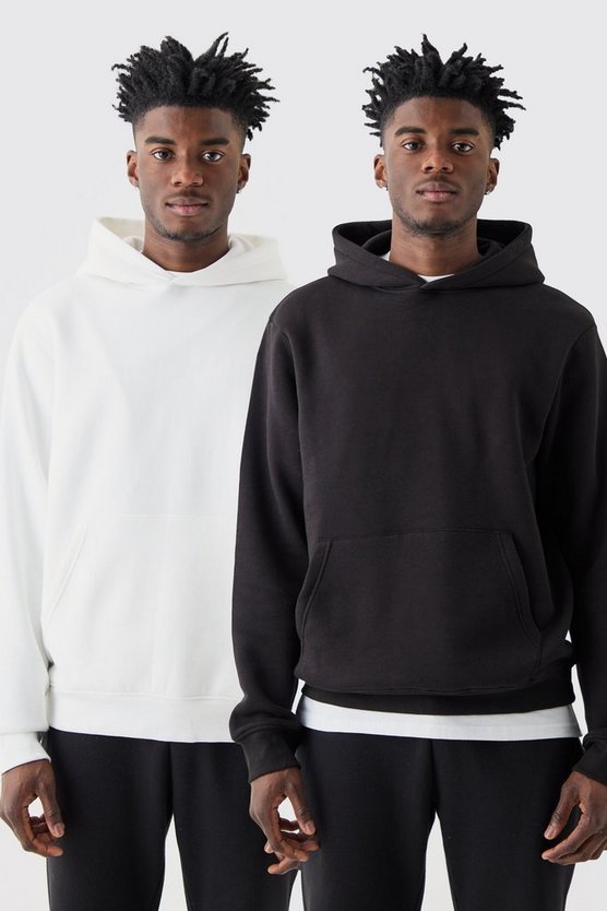 2er-Pack Basic Hoodies