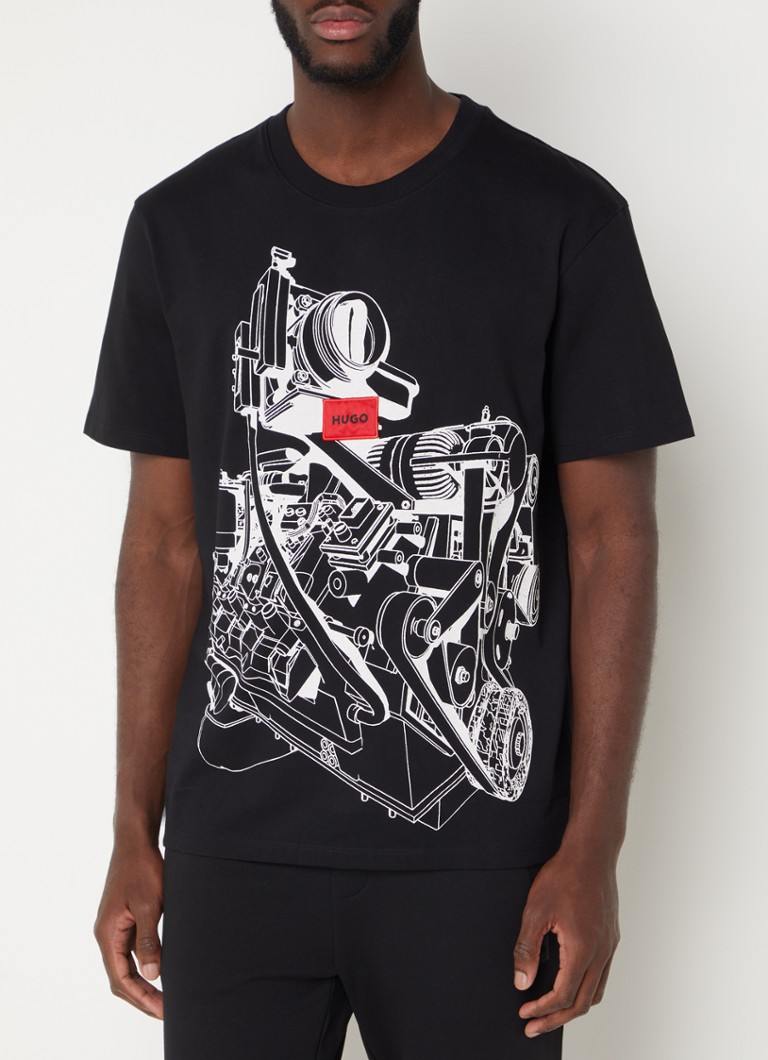 Tricou HUGO BOSS Dacifico cu imprimeu și logo