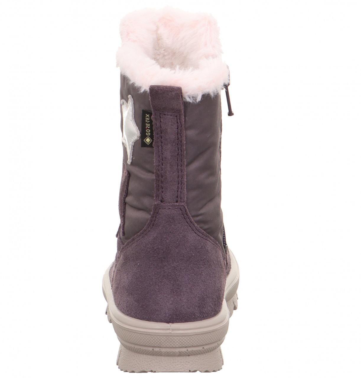 FLAVIA - Lila/Silber Stiefel mit Reißverschluss