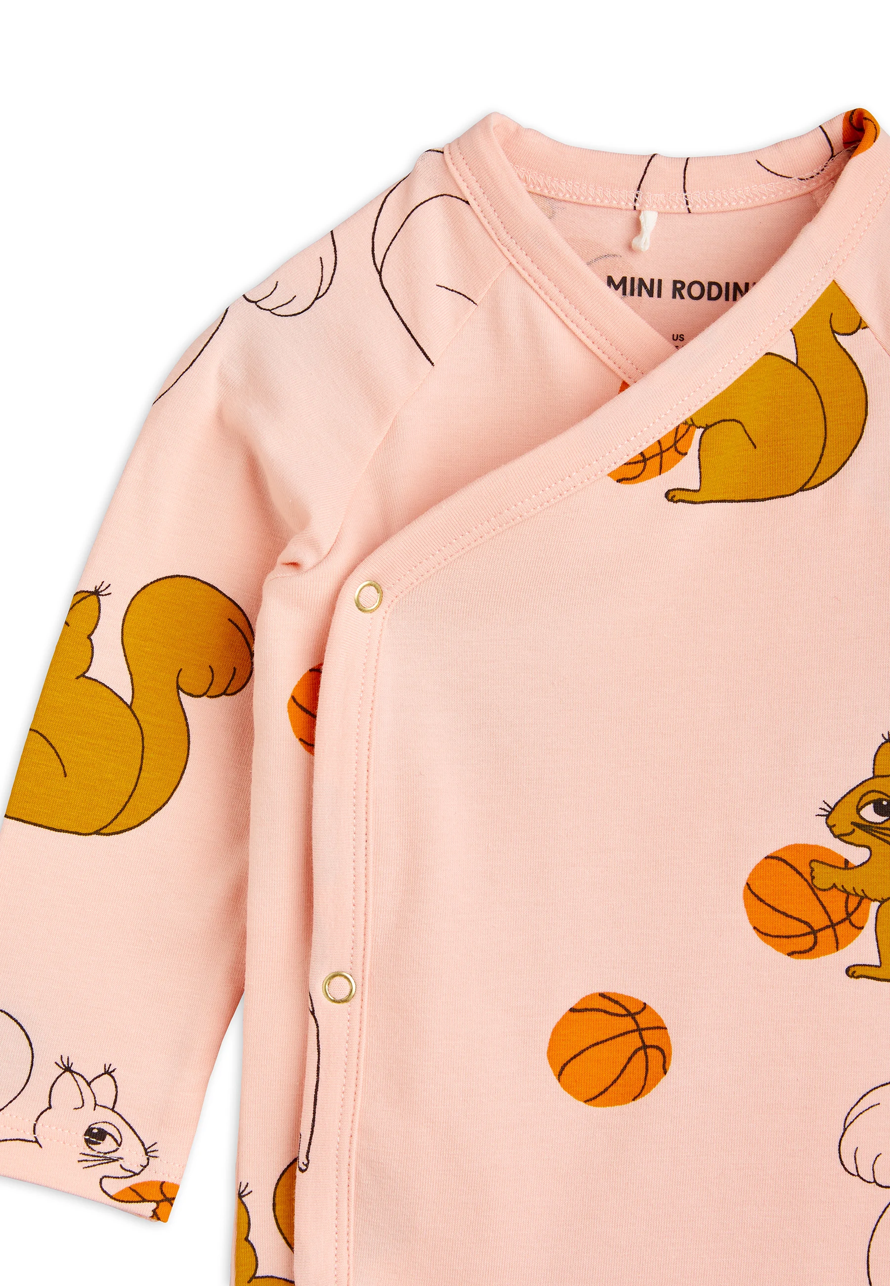 Mini Rodini SQUIRRELS WRAP BODY UNISEX - Body