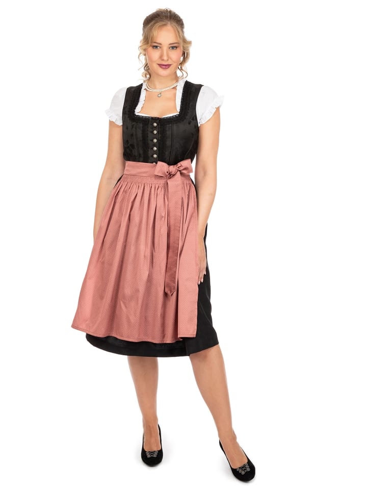 Gwandler Dirndl SYLVI in schwarz günstig kaufen