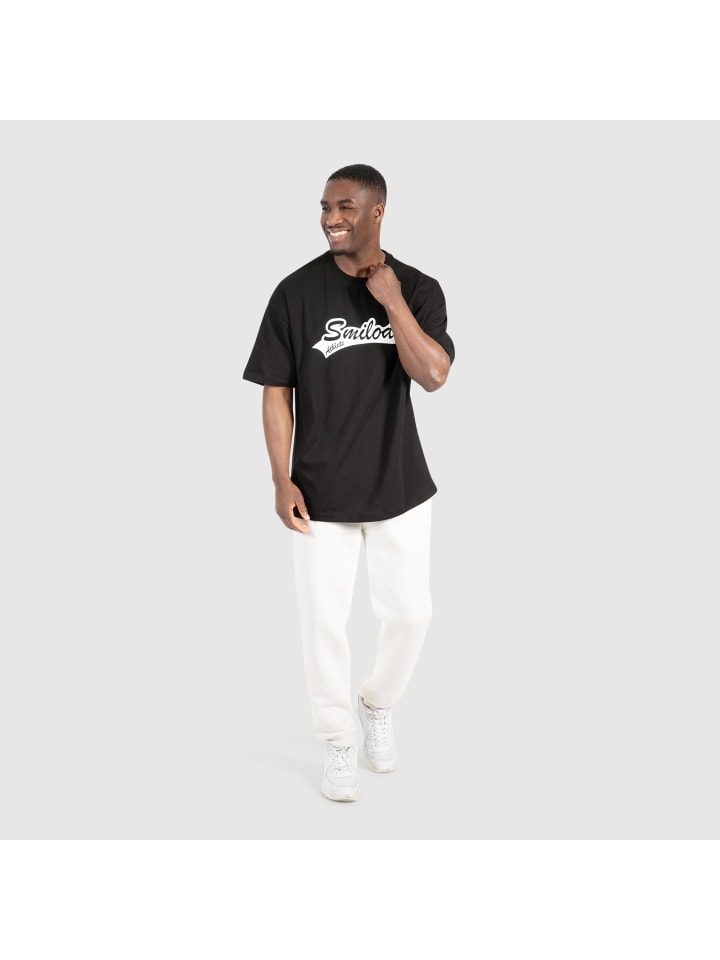 SMILODOX Unisex T-Shirt Macey in Schwarz günstig kaufen
