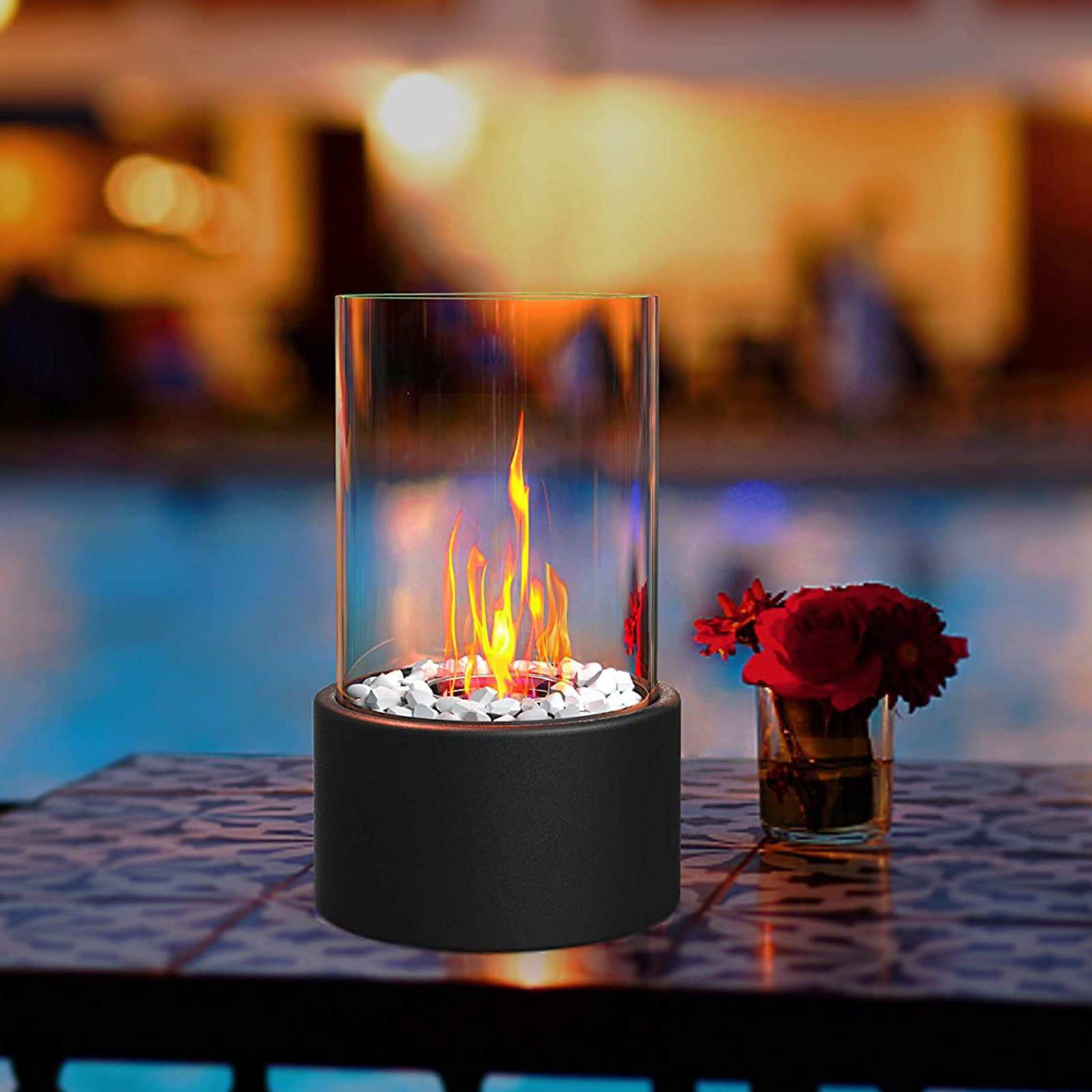 AUFUN Dekokamin Bioethanol Kamin, Indoor und Outdoor