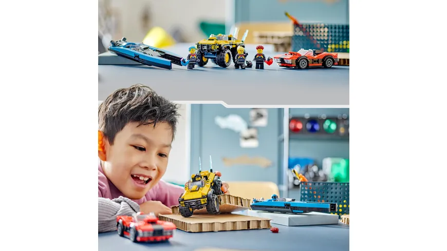 LEGO City 60395 Rennfahrzeuge Kombiset