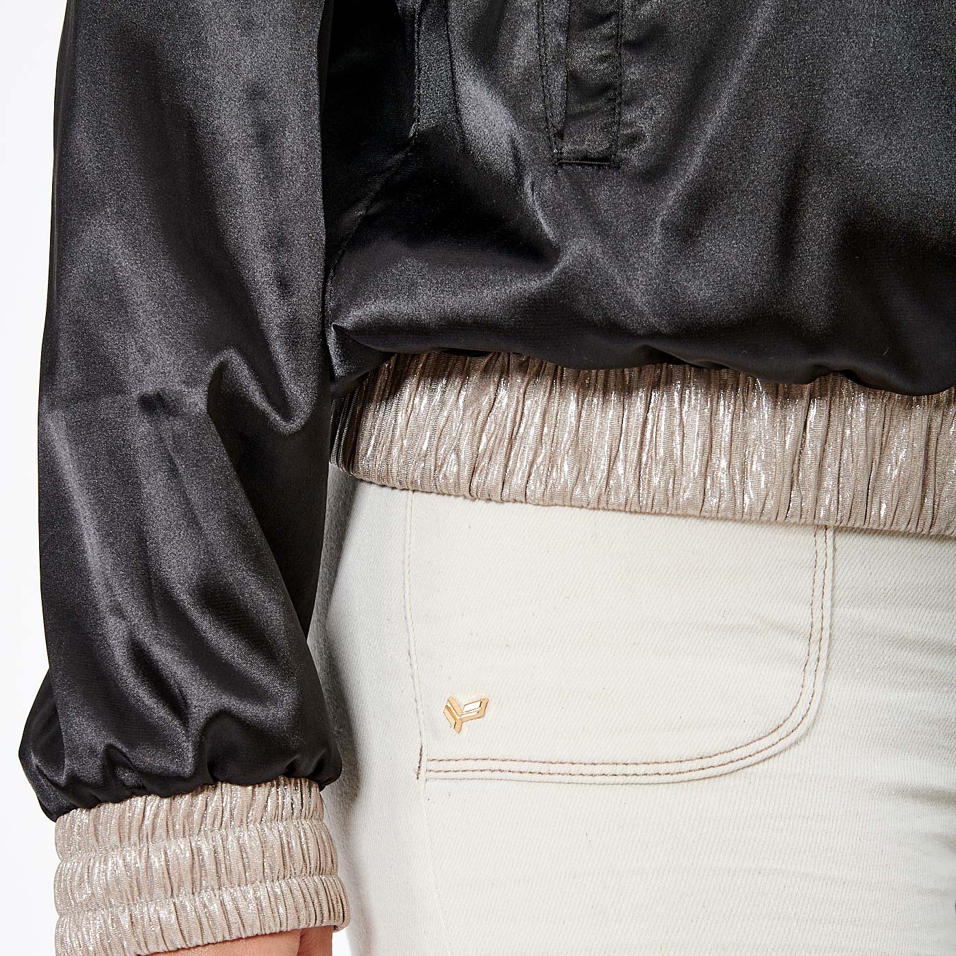ANAIS  Veste réversible fleurie et noire Femme