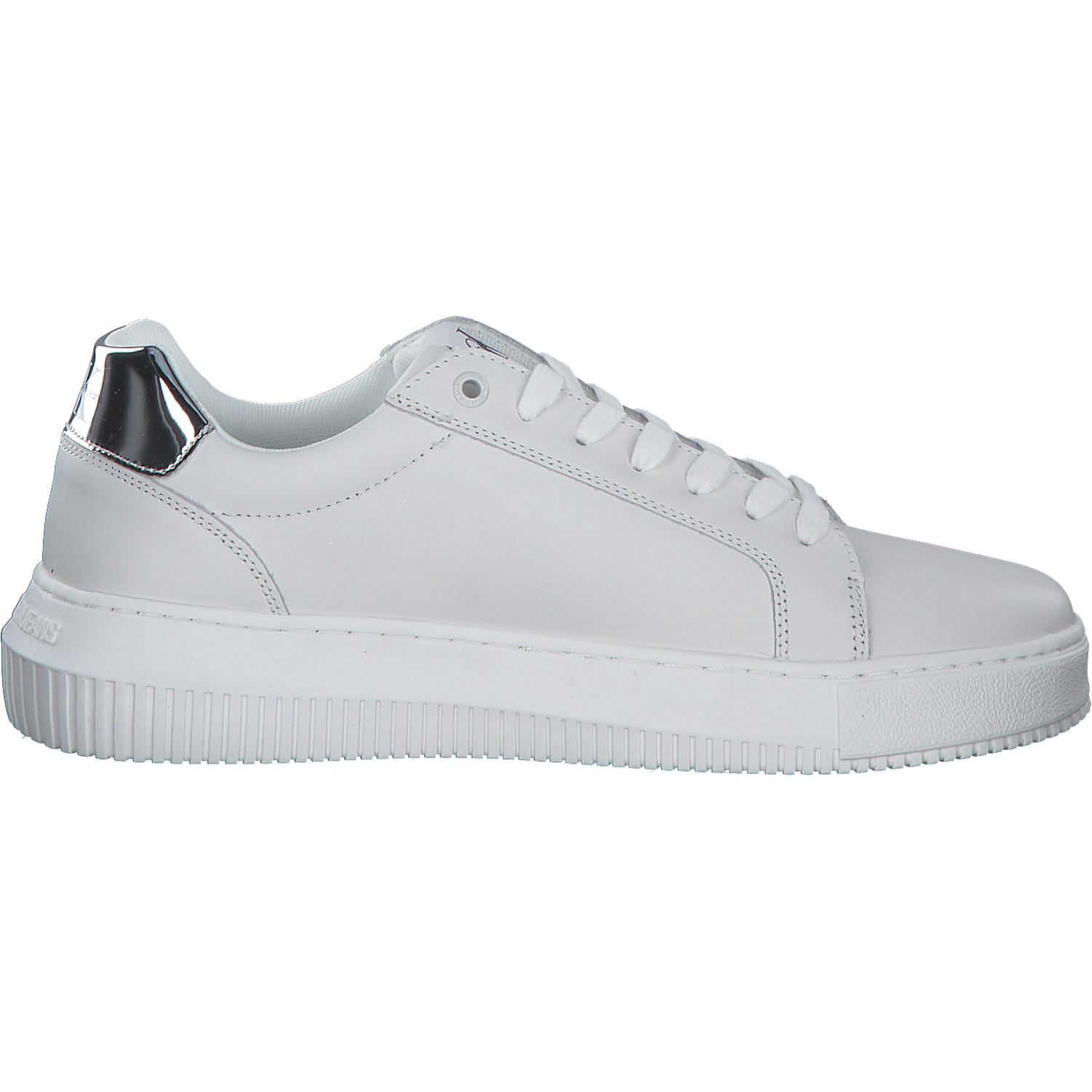 Calvin Klein YW0YW01224, Schnürschuhe, Damen, white/silver