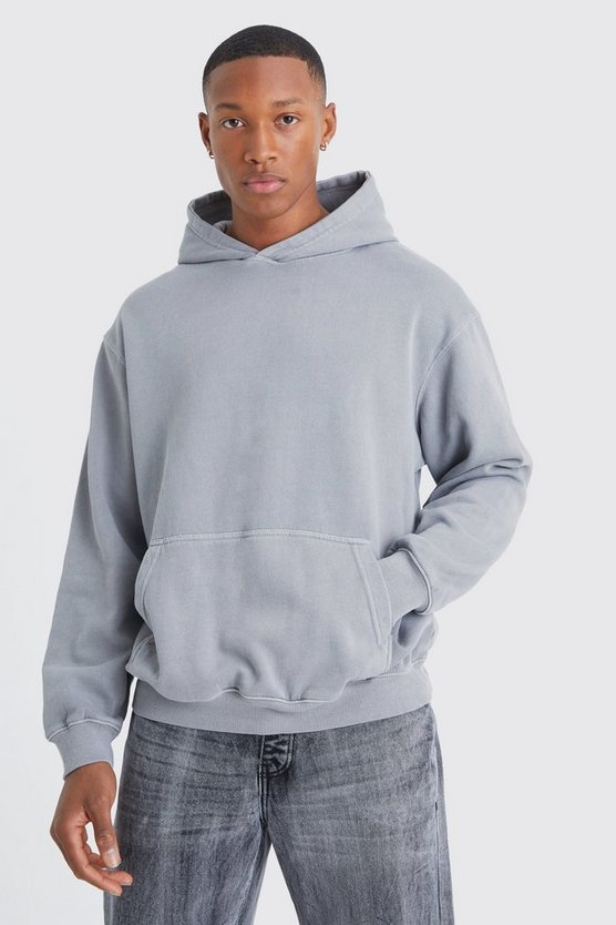 Oversize Hoodie mit Truck-Print