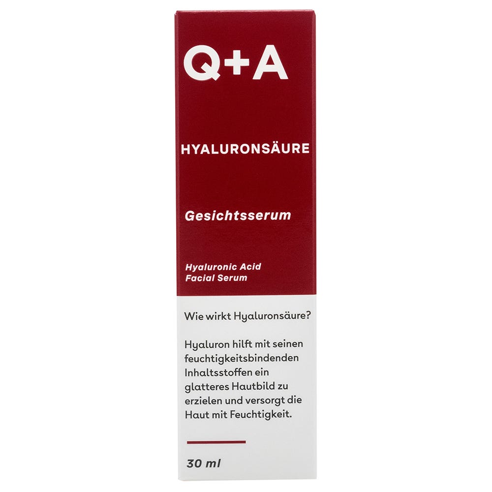 Q+A Hyaluronsäure Gesichtsserum 30 ml