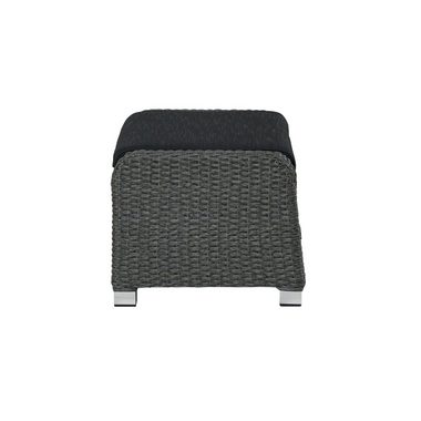 LC Garden Gartenlounge-Hocker LC Garden Barcelona Living Hocker grau-mix Fußbank
