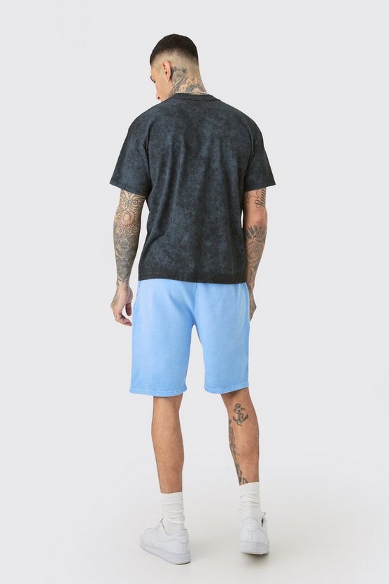Tall Oversized Dream Worldwide Shorts In Blue