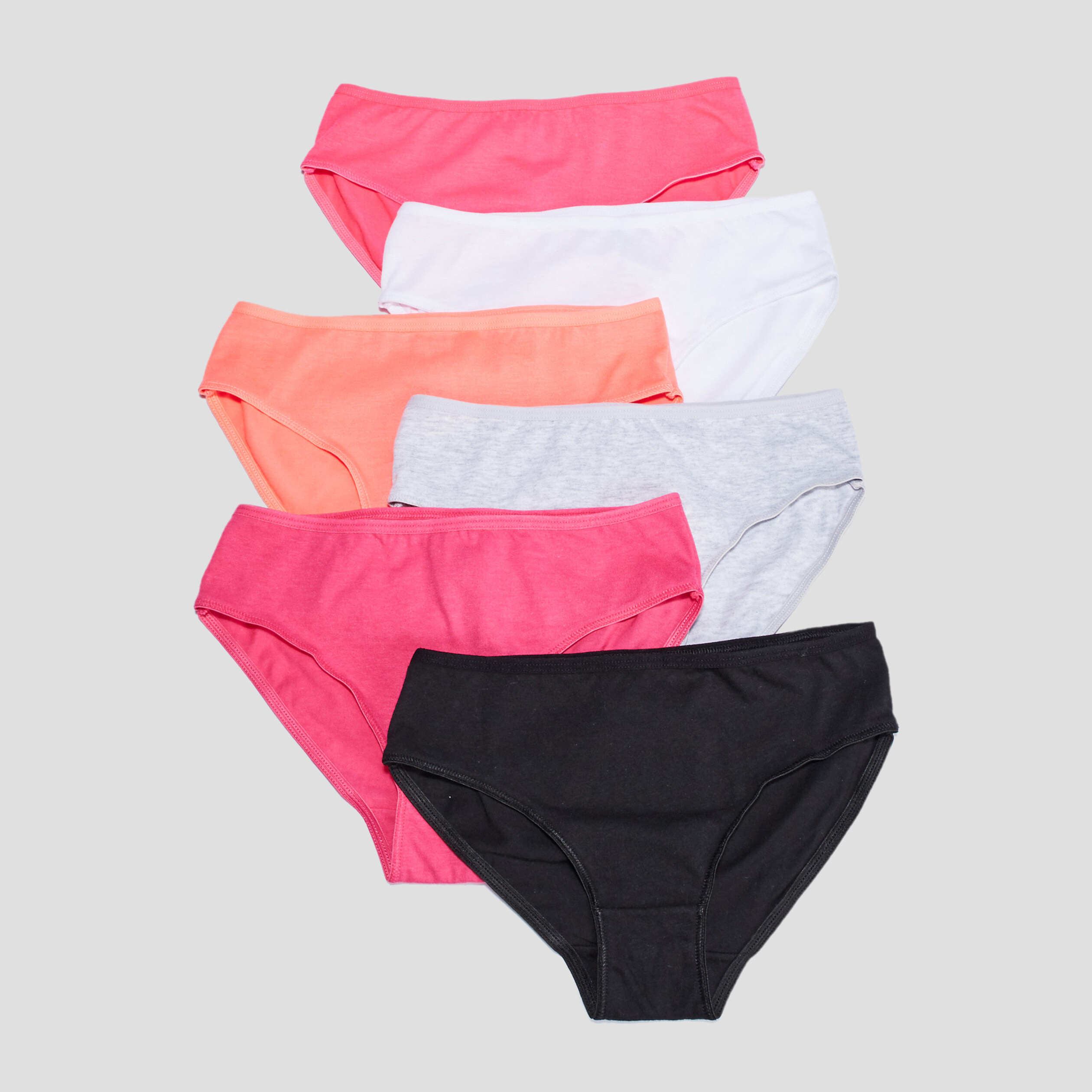 Lot 6 culottes rose clair fille | La Halle