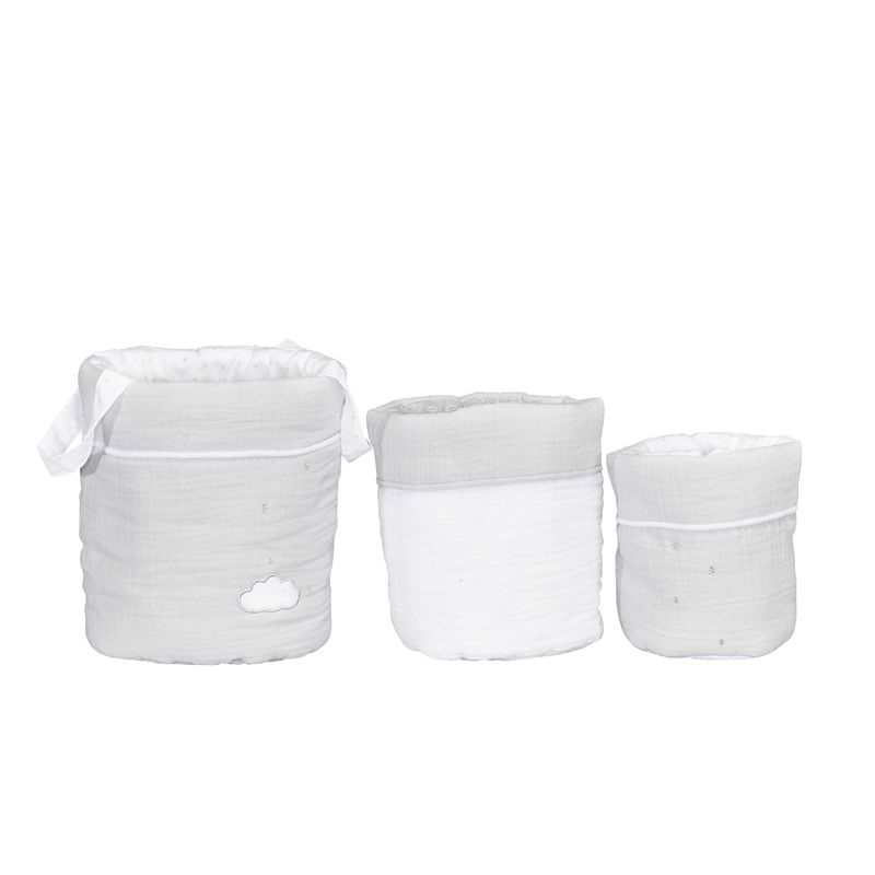 Lot de 3 panières gigognes Lily