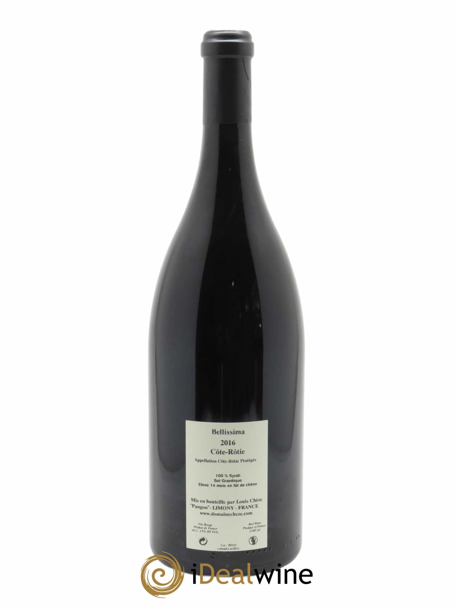 Côte-Rôtie Bellissima Louis Cheze (Domaine)  2016 - Lot de 1 Magnum