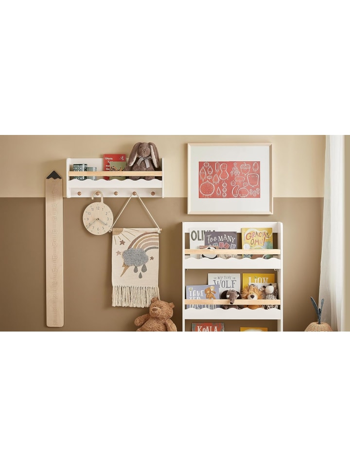 SoBuy Kindergarderobe in Weiß - (B)73 x (H)30 x (T)15cm günstig kaufen onesize