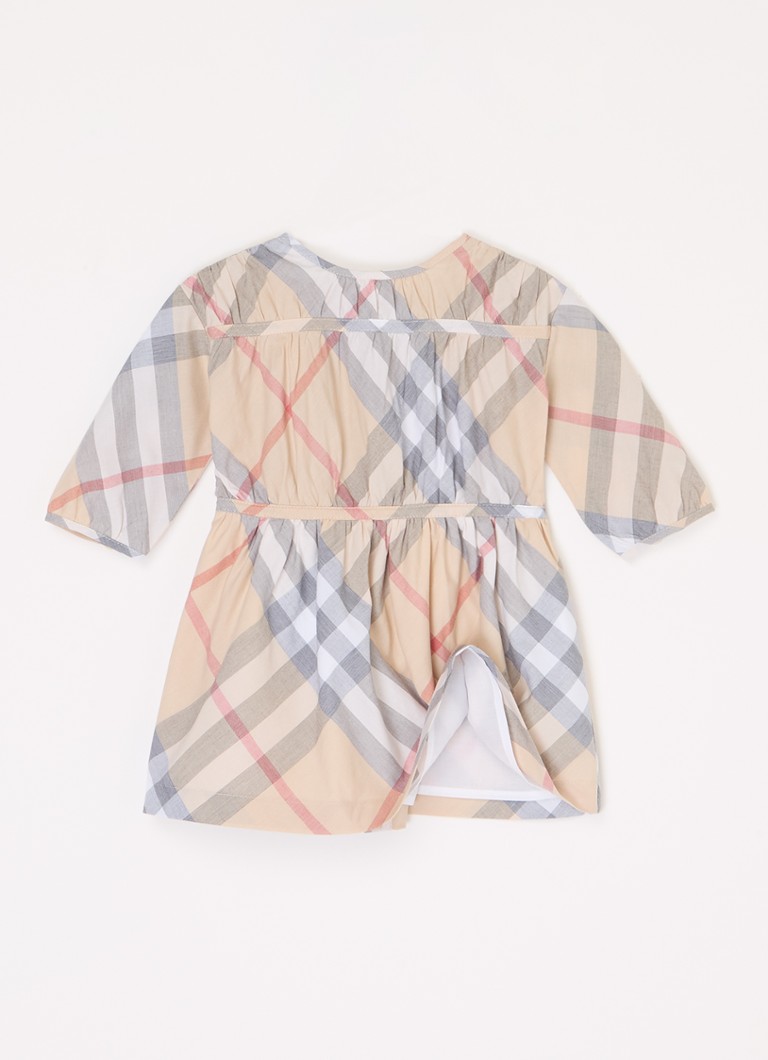 Rochie-tunică Burberry Cecile din bumbac organic